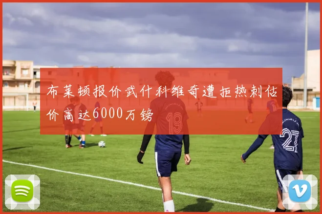 布莱顿报价武什科维奇遭拒热刺估价高达6000万镑